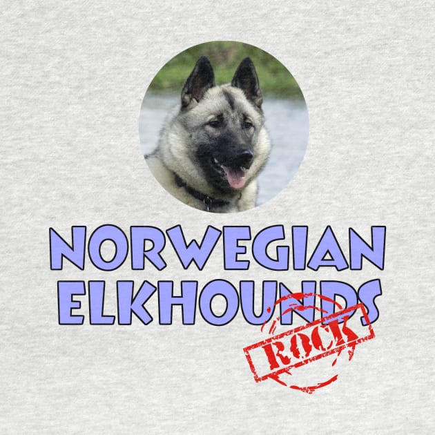 Norwegian Elkhounds Rock! by Naves